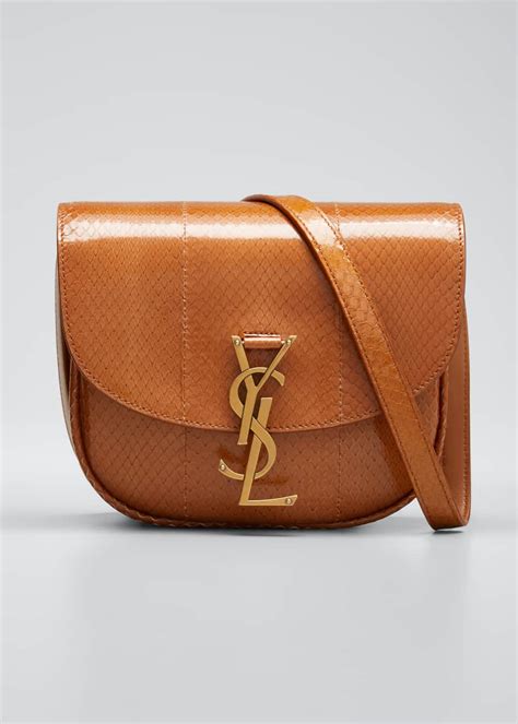 ysl grey snakeskin bag|Saint Laurent Kaia Small Snakeskin YSL Crossbody Bag.